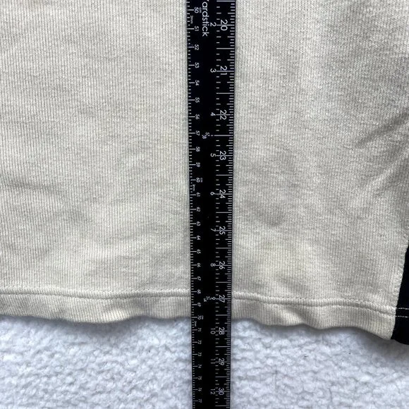 Y2K Vintage Southpole Sweater Mens XL Tan Beige Rib Knit Logo Skater Grunge - Picture 14 of 16